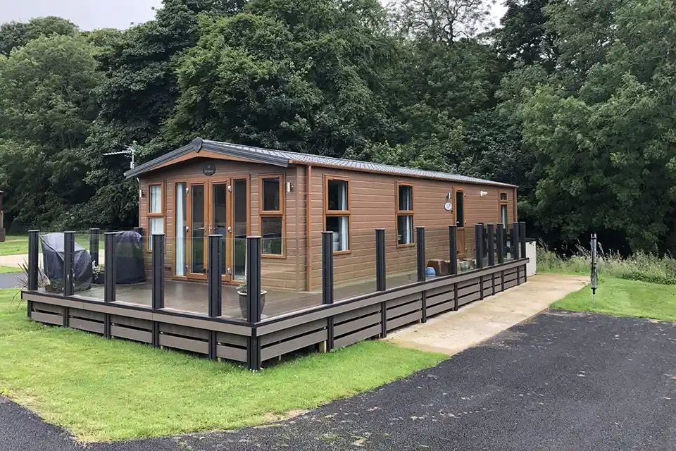 External with Glass Fencing